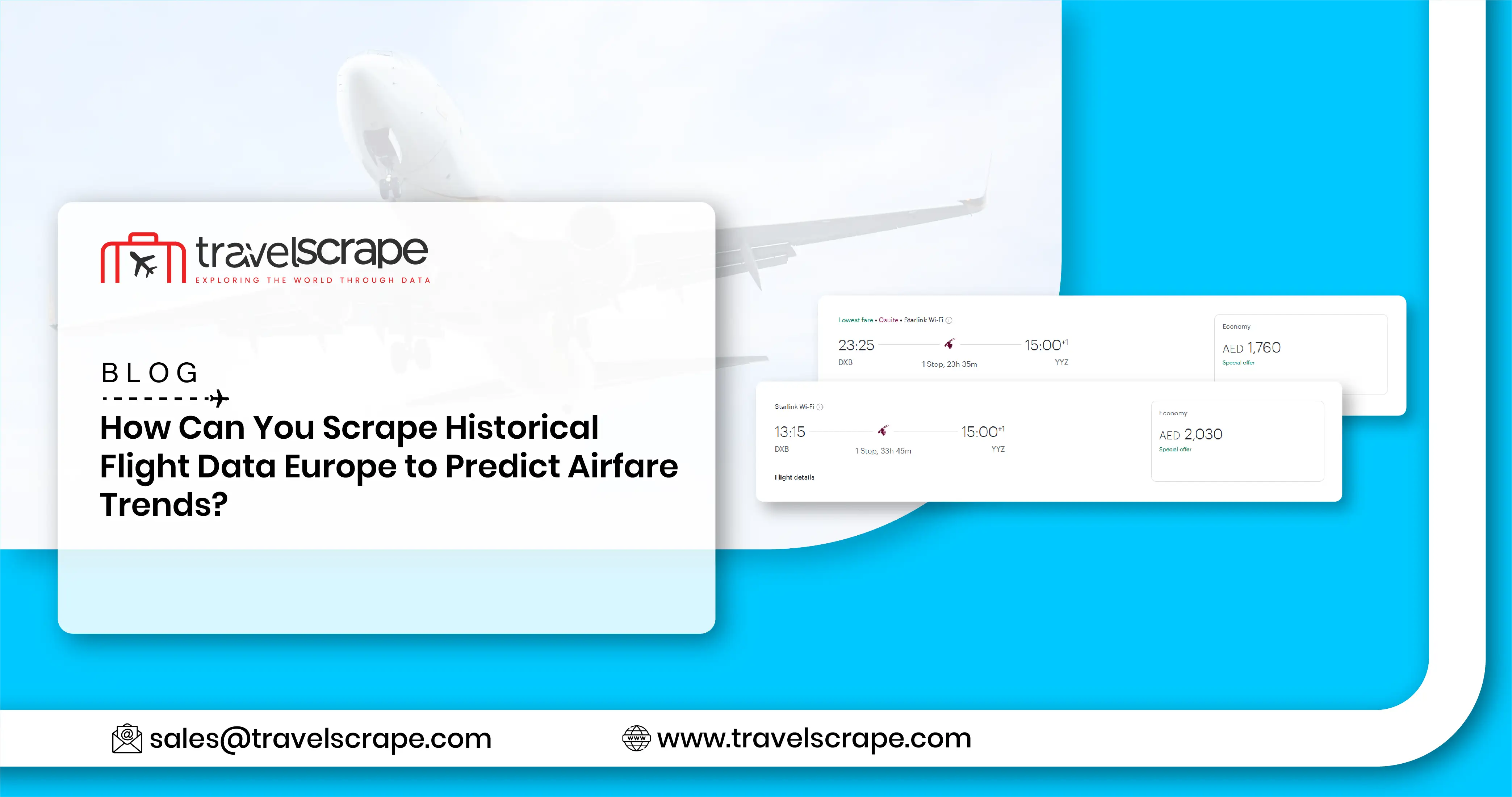 Scrape Historical Flight Data Europe to Predict Airfare Trends